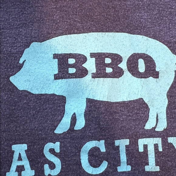 Kansas City KC BBQ Charlie Hustle Vintage shirts - Picture 5 of 7